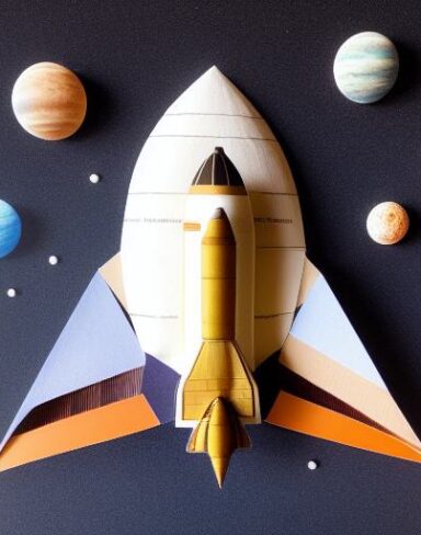 Layered paper art