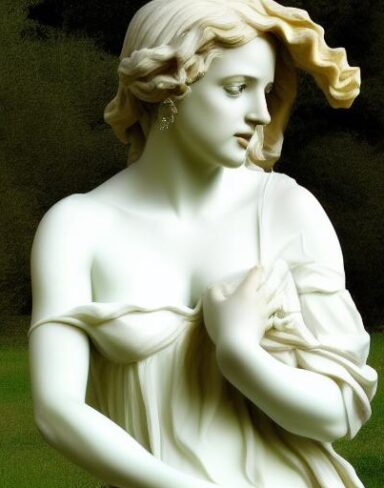 Statue of young woman