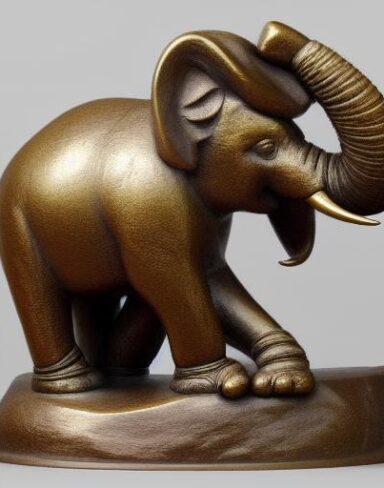Bronze elephant