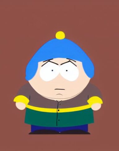Cartoon character named south park