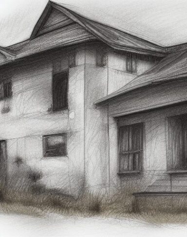 Drawing of a house