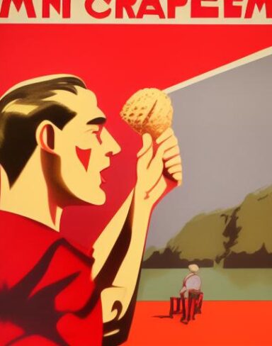 Man and an ice cream