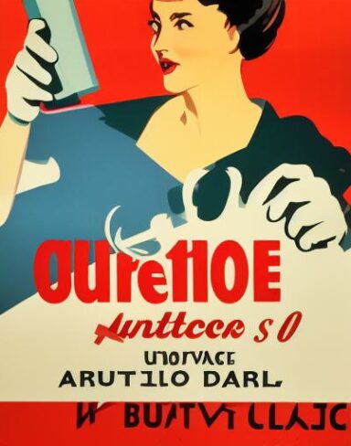 Vintage poster of an auto service