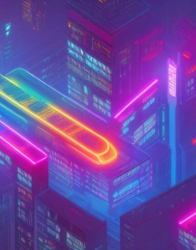 Cyberpunk speed art