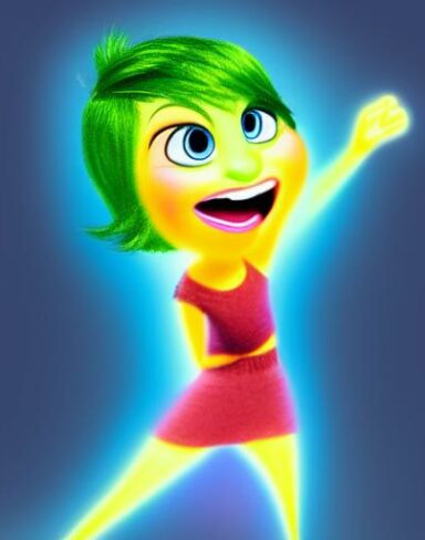 Inside out Disney character from the animated movie