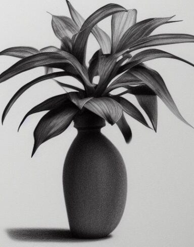 A plant in a vase