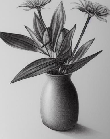 A plant in a vase