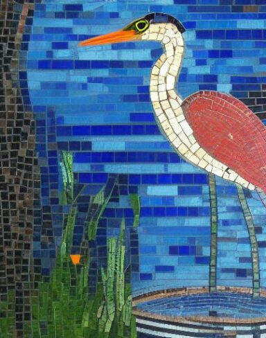 Bird that is standing in the water