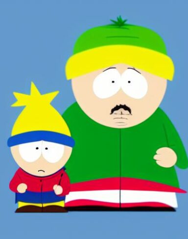 Cartoon character named south park