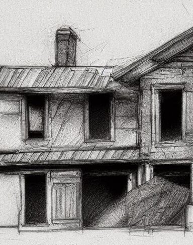Drawing of a house