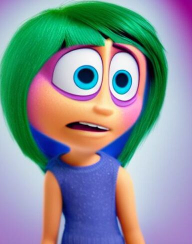 Inside out Disney character from the movie