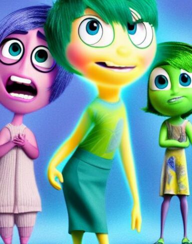 Inside out cartoon characters