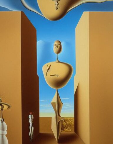 Painting on the side of a building