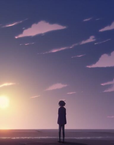 A couple of people that are standing in the sunday