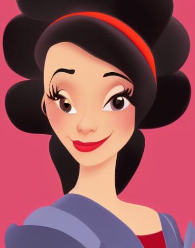 A disney style lady
