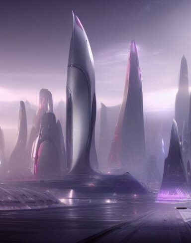 A futuristic cities