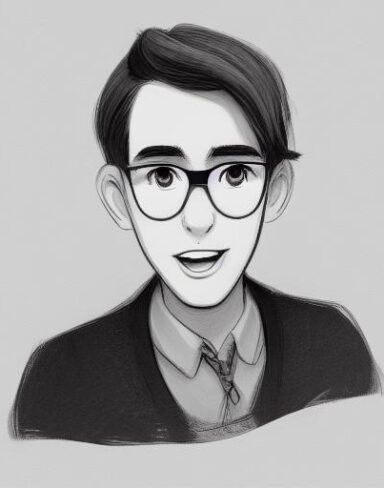 A person wearing a glasses