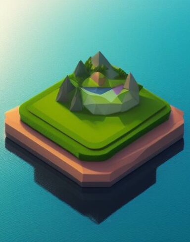 A small boat floating on top of a lake