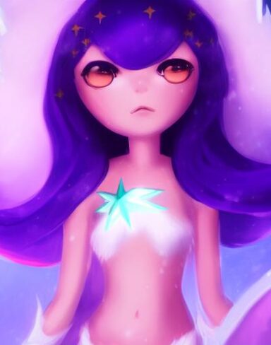 A woman with a black hair that is standing in the snow