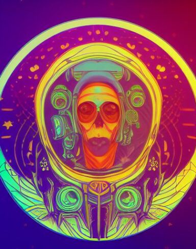 Dark psychedelic art