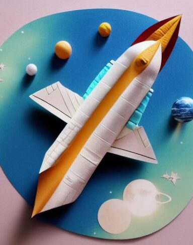 Fantasy layered paper art