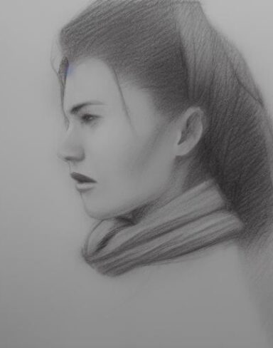 Rough pencil sketch