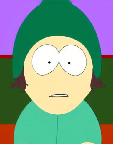 South park cartoon character from an animated story