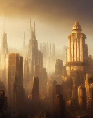 A group of tall buildings sitting in the middle of a city