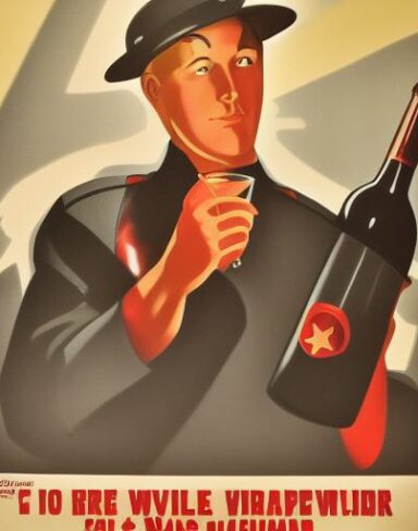 A man holding a wine glass