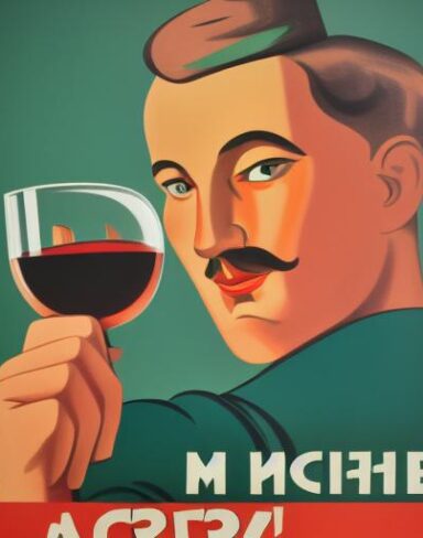 A man holding a wine glass