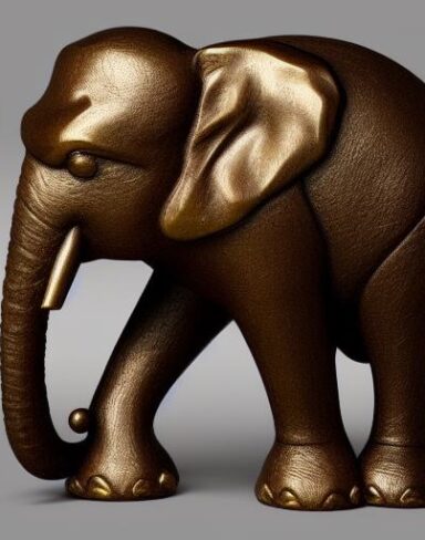 Bronze elephant