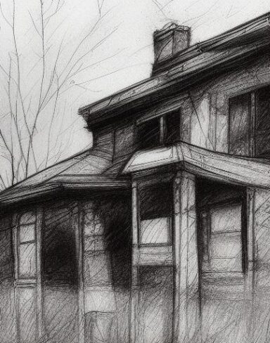 Drawing of a house