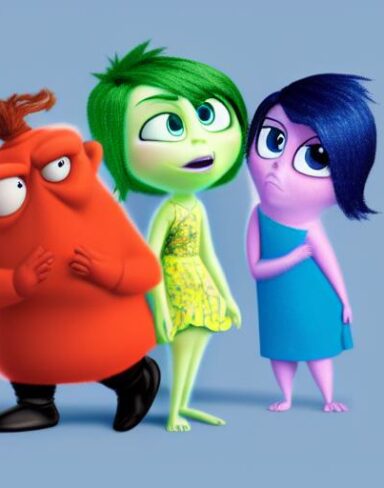 Inside out Disney characters