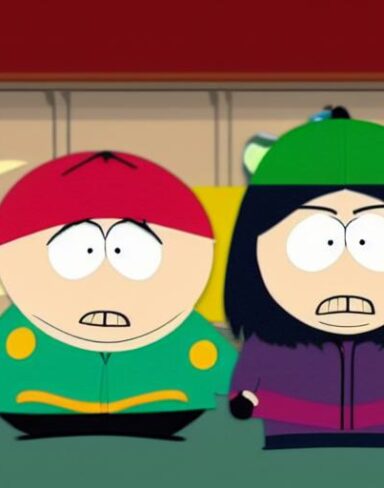 The south park cartoon characters