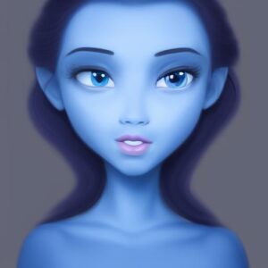 A blue eyes person A blue eyes person