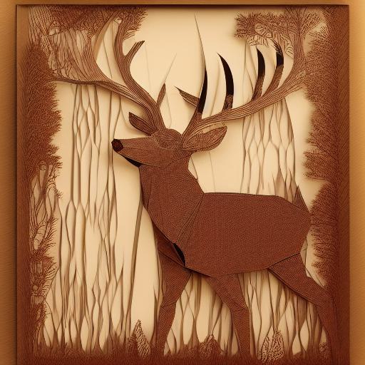 Layered paper art