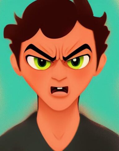 A angry boy