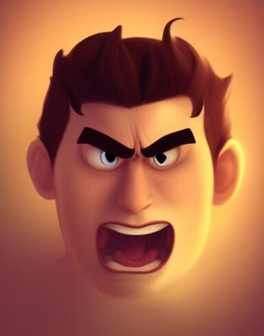 A angry boy