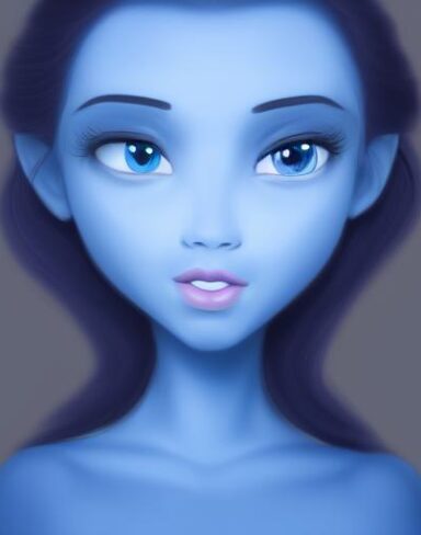 A blue eyes person
