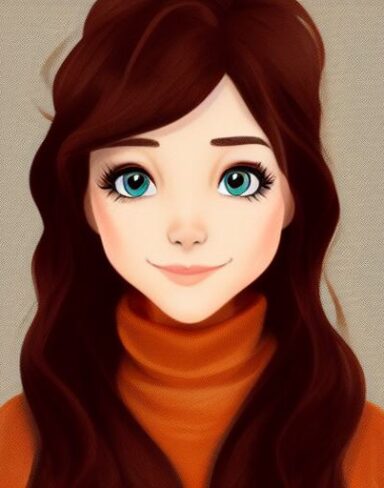 A brown hair girl