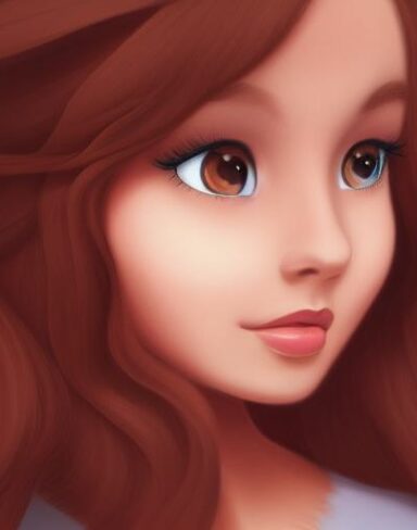 A brown hair person