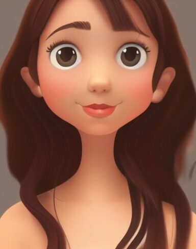 A brown hair person