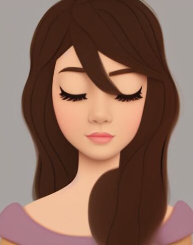 A brown hair person