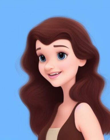 A brown hair person