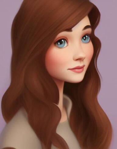 A brown hair person