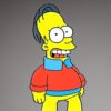 A cartoon character standing up A cartoon character standing up