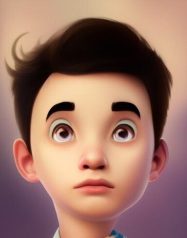 A close-up boy