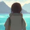 A girl standing in front of a body of water A girl standing in front of a body of water