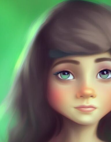 A green eyes child