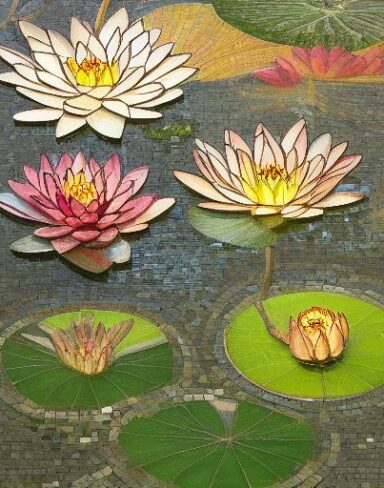 A mosaic of flower